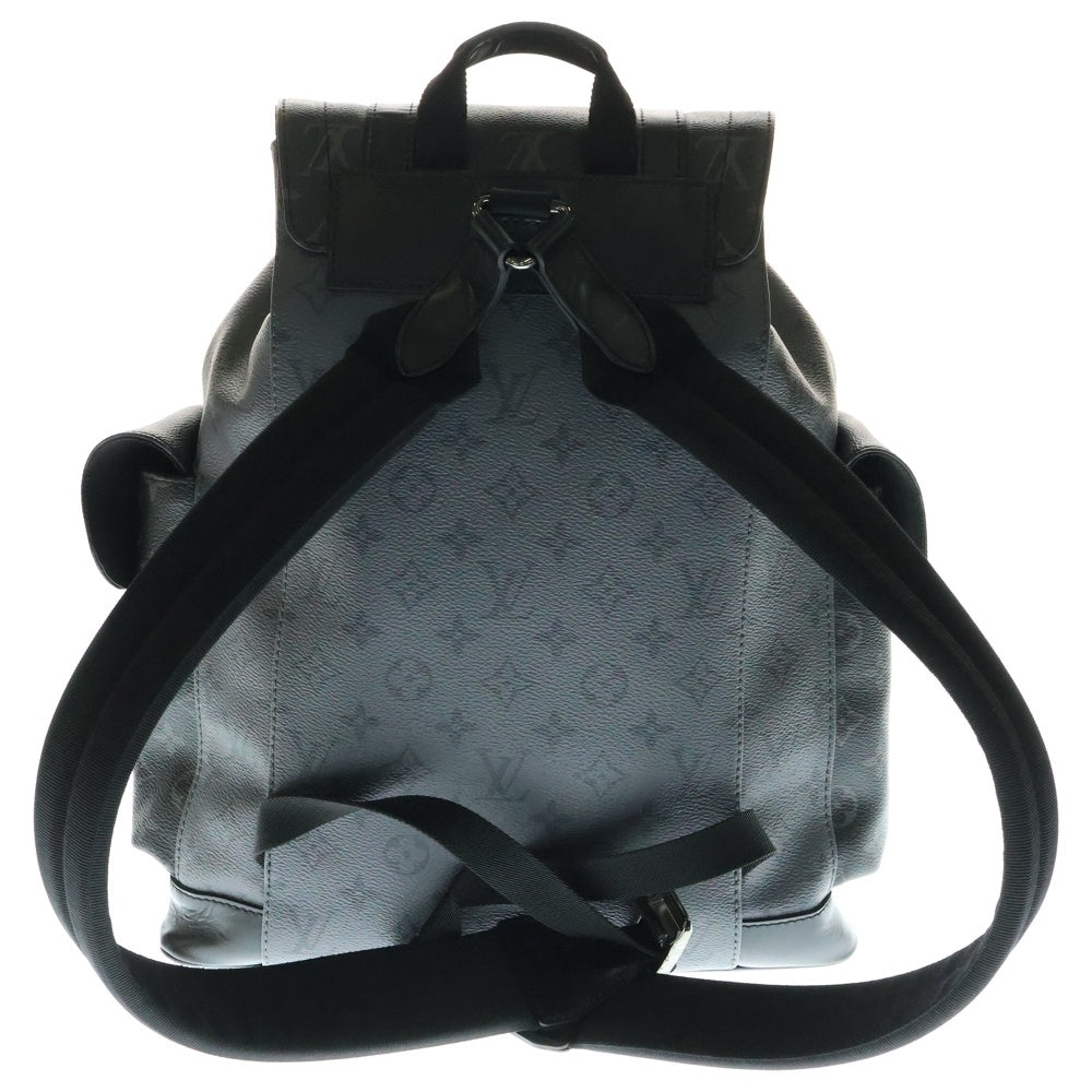 LOUIS VUITTON(ルイヴィトン) モノグラムエクリプス クリストファーPM レザーバックパック リュック ブラック M46331