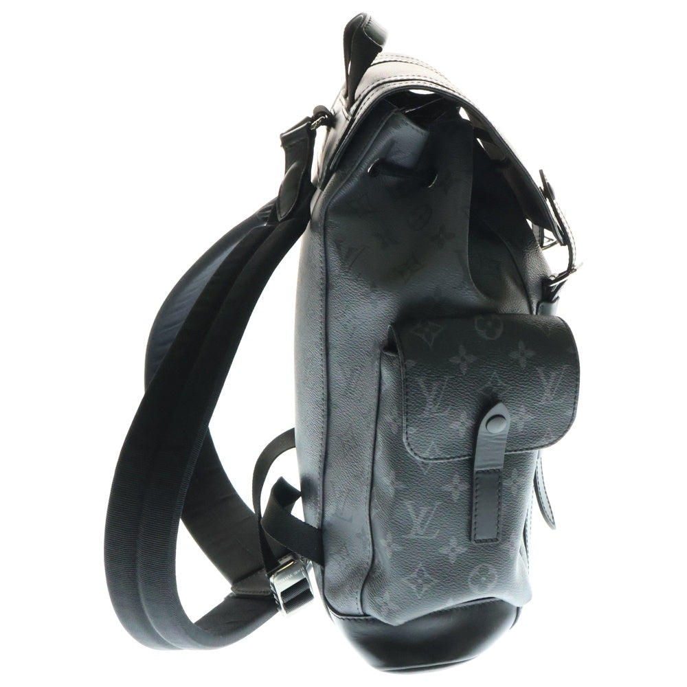 LOUIS VUITTON(ルイヴィトン) モノグラムエクリプス クリストファーPM レザーバックパック リュック ブラック M46331