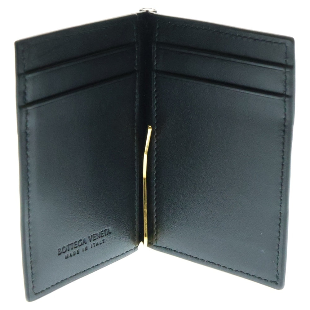 ボッテガヴェネタ マキシ イントレチャート マネークリップ BOTTEGA VENETA ボッテガヴェネタ マネークリップ付き 二つ折り