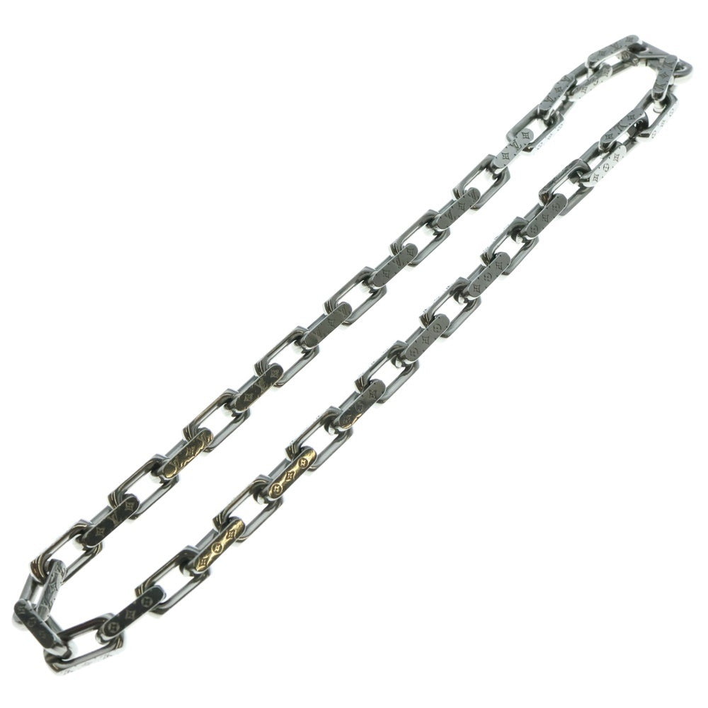 LOUIS VUITTON(ルイヴィトン) モノグラム コリエ チェーンネックレス ペンダント チェーン シルバー M00307
