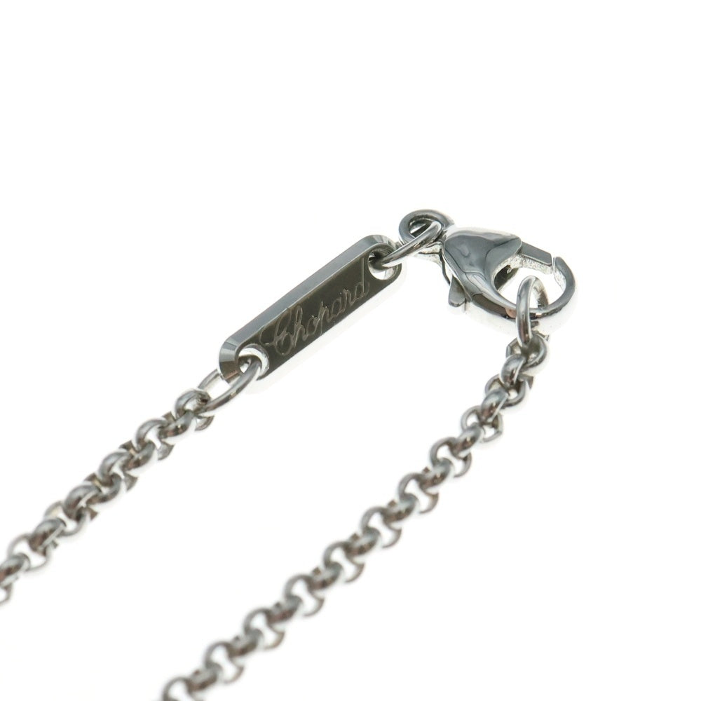 CHOPARD(ショパール) ハッピーダイヤ ハートネックレス ペンダント Au750 K18 WG ホワイトゴールド ジュエリー