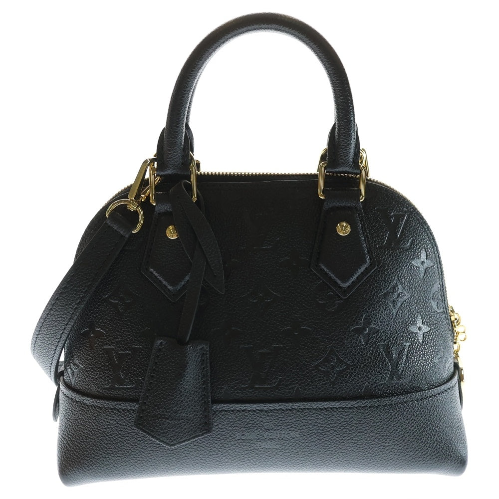 LOUIS VUITTON(ルイヴィトン) モノグラムアンプラント ネオアルマBB 2WAY レザーハンドバッグ ショルダーバッグ ブラック レディース M44829