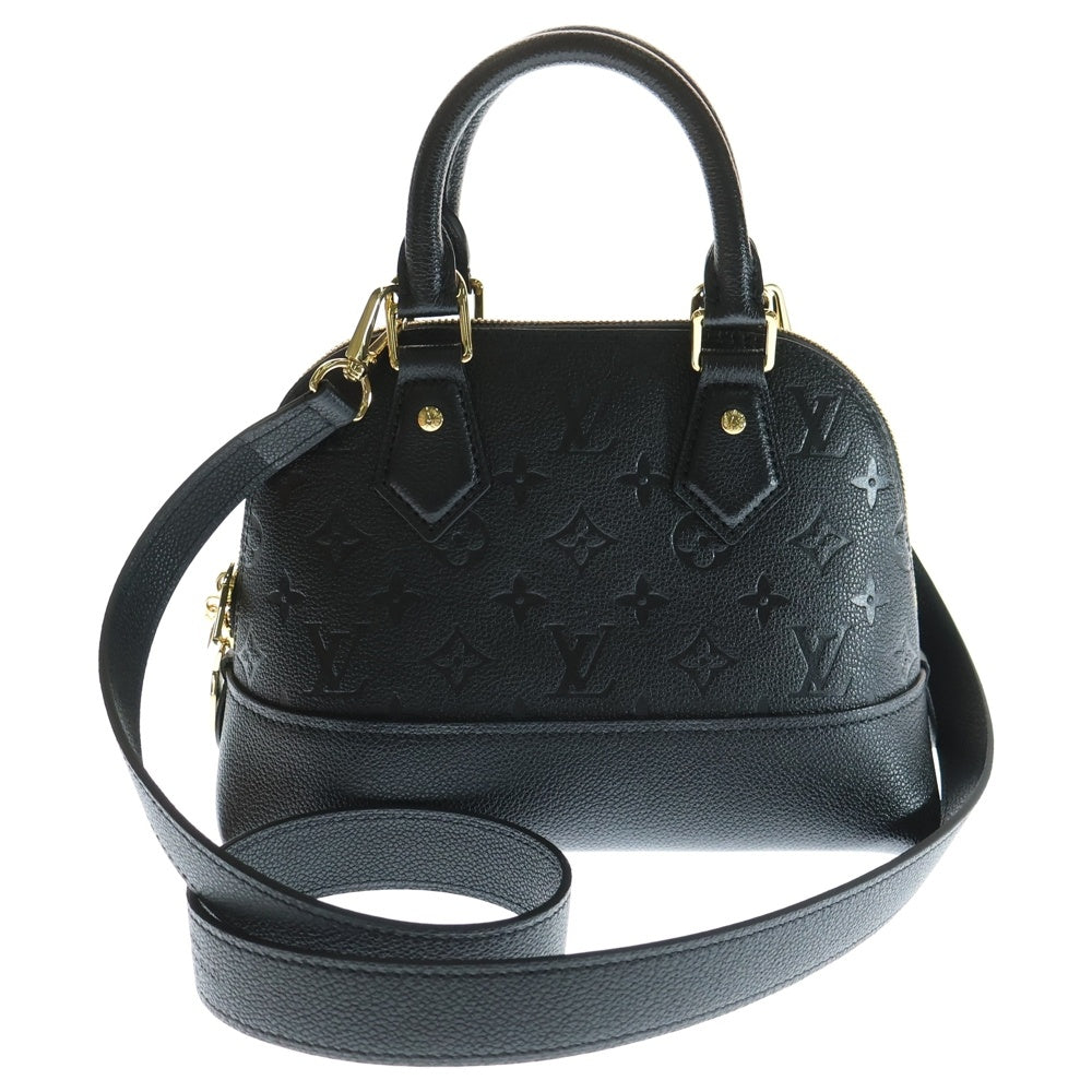 LOUIS VUITTON(ルイヴィトン) モノグラムアンプラント ネオアルマBB 2WAY レザーハンドバッグ ショルダーバッグ ブラック レディース M44829