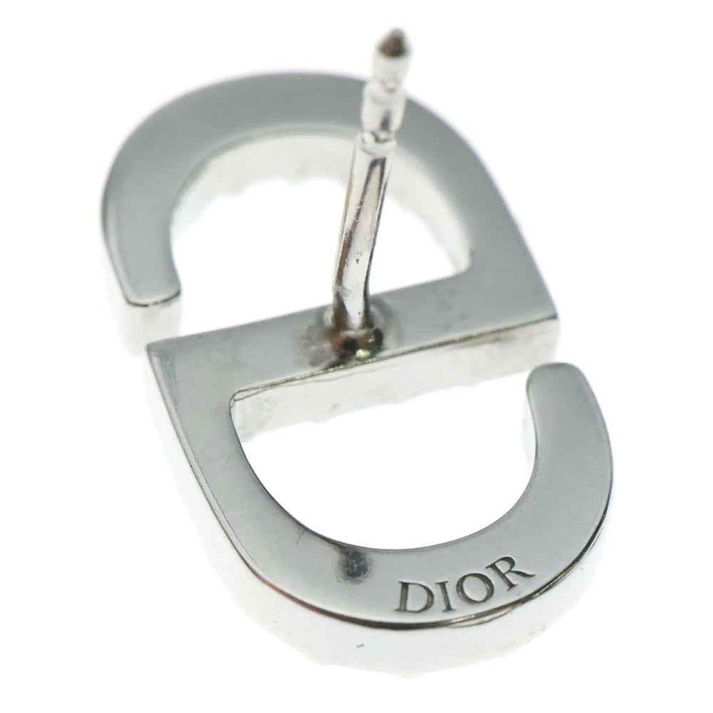Christian Dior(クリスチャンディオール) CDロゴ ラインストーンピアス シルバー