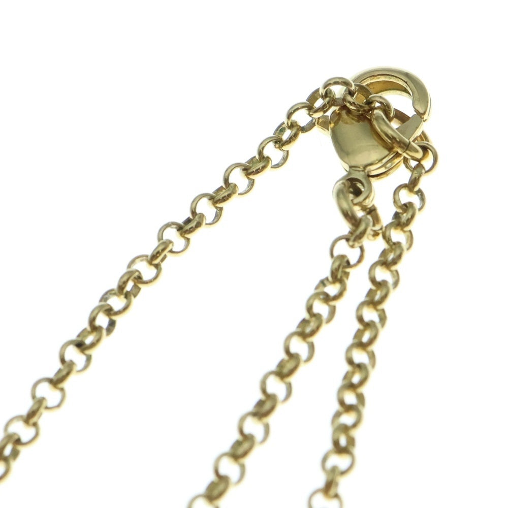 CHANEL(シャネル) ココマーク ハート ラインストーン チェーン ネックレス ゴールド