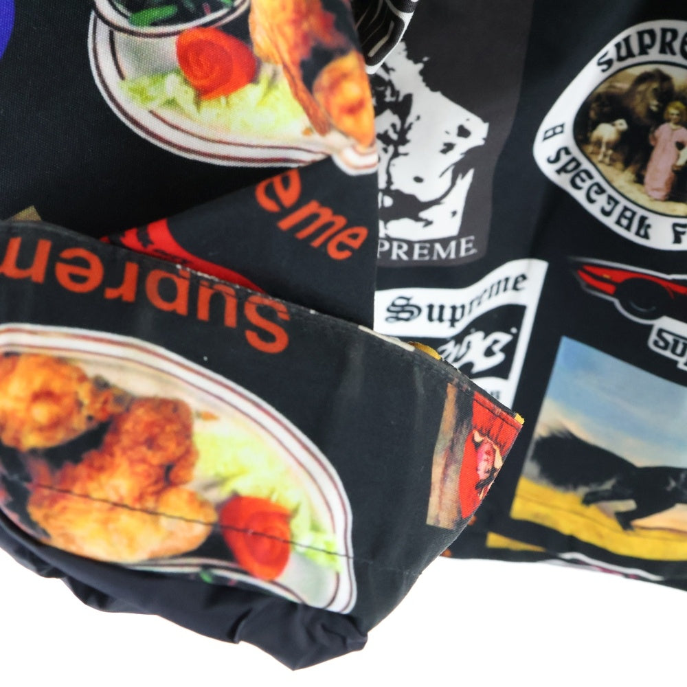 SUPREME(シュプリーム) 21SS GORE-TEX Stickers Shell Jacket ゴアテックス フード付ステッカーズシェルジャケット ブルゾン ブラック/マルチカラー