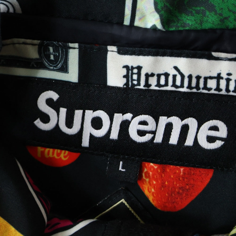 SUPREME(シュプリーム) 21SS GORE-TEX Stickers Shell Jacket ゴアテックス フード付ステッカーズシェルジャケット ブルゾン ブラック/マルチカラー