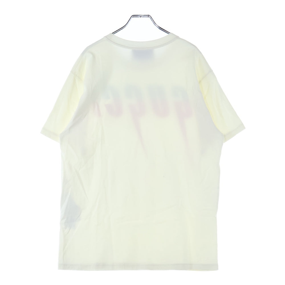 GUCCI(グッチ) 19SS Blade Print Tee XJAZY ブレードロゴ半袖Tシャツ カットソー ホワイト/グリーン/レッド 565806