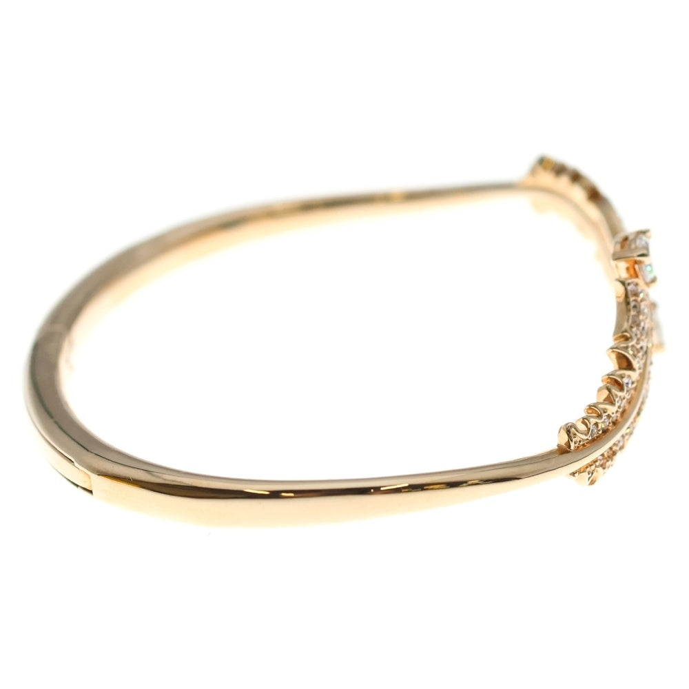 SWAROVSKI(スワロフスキー) 羽 フェザー バングル ブレスレット GP