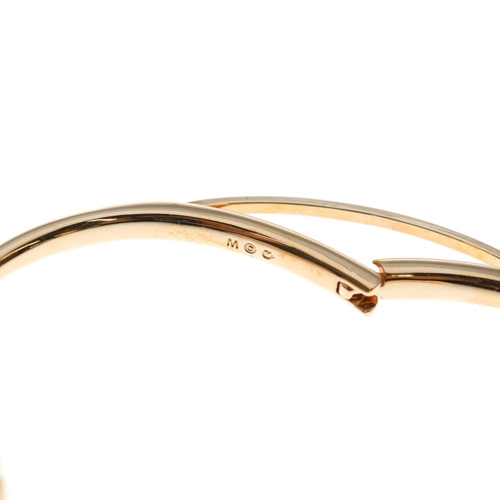 SWAROVSKI(スワロフスキー) 羽 フェザー バングル ブレスレット GP ゴールド アクセサリー レディース