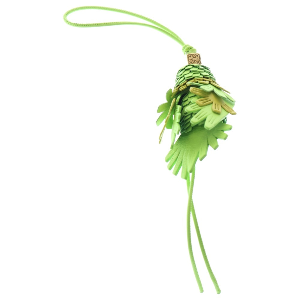 LOEWE(ロエベ) チャーム インコモチーフ バード グリーン レザー グリーン