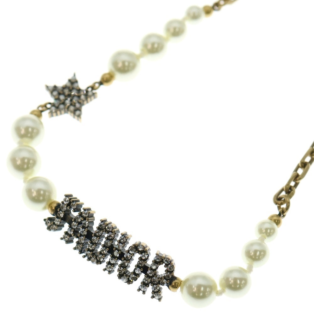 DIOR(ディオール) ジャディオール パールラインストーンネックレス チョーカー ゴールド N1113ADRCY