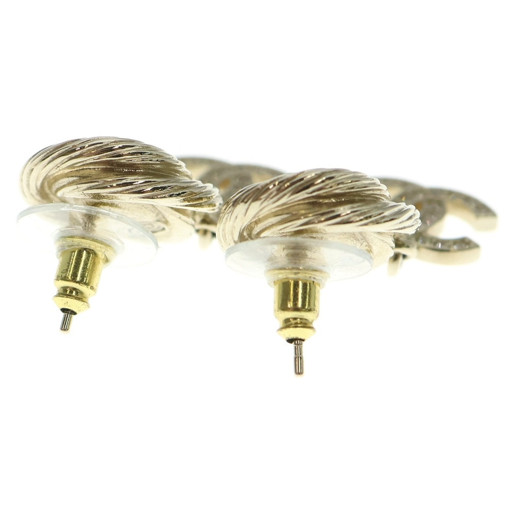 CHANEL(シャネル) ココマーク ロゴ ピアス イヤーアクセサリー シャンパンゴールド