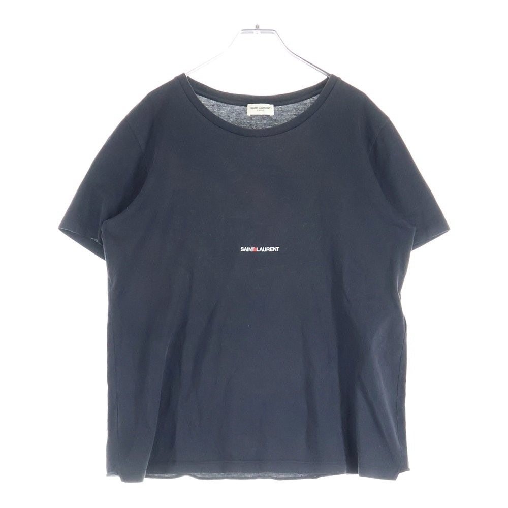 SAINT LAURENT PARIS(サンローランパリ) ロゴ 半袖Tシャツ ブラック #M 464572