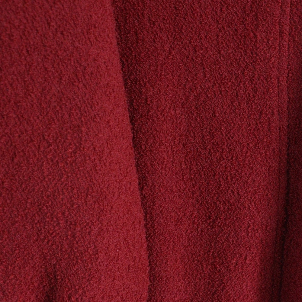 CHANEL(シャネル) ココマーク セットアップ ウールツイード ボタンレス ロング テーラードジャケット ノースリーブ ロング ワンピース レッド レディース P05828V04334