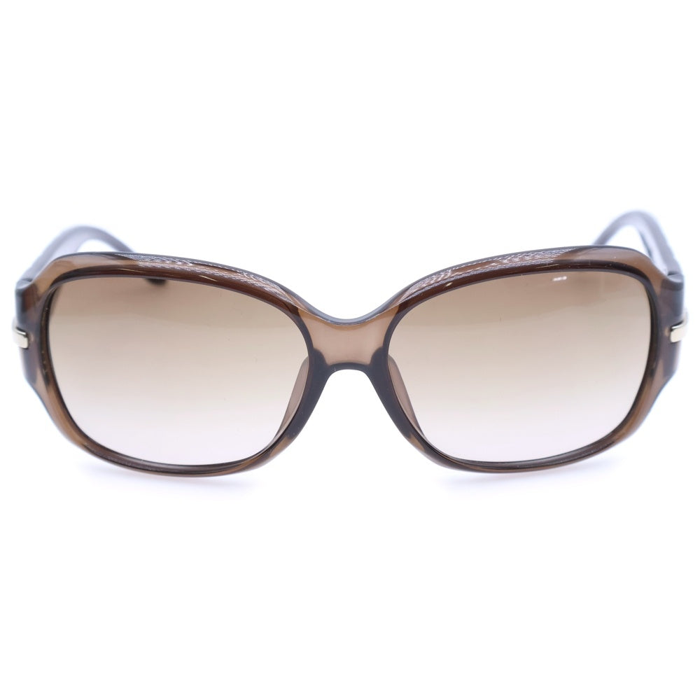 Christian Dior(クリスチャンディオール) ロゴ サングラス スモークグラデーション ブラウン フレーム シルバー金具 19KJD レディース