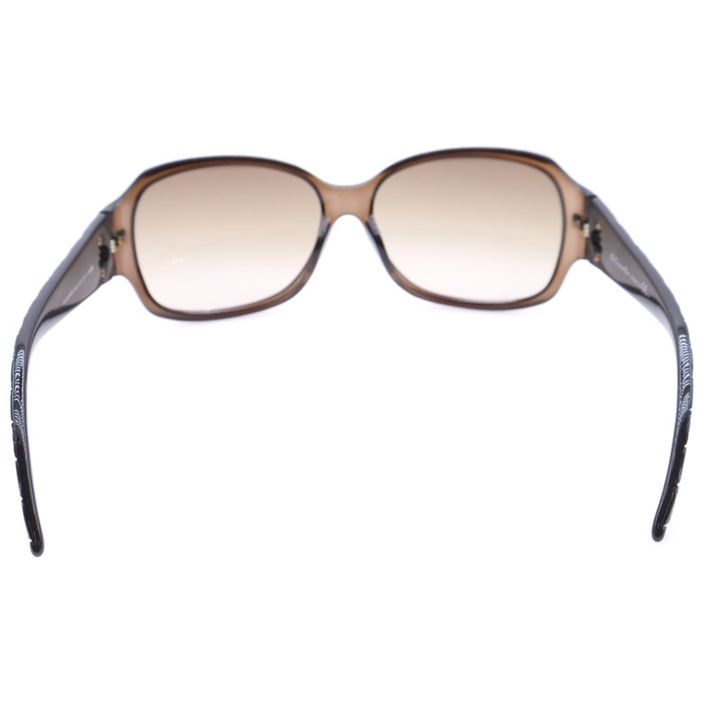 Christian Dior(クリスチャンディオール) ロゴ サングラス スモークグラデーション ブラウン フレーム シルバー金具 19KJD レディース