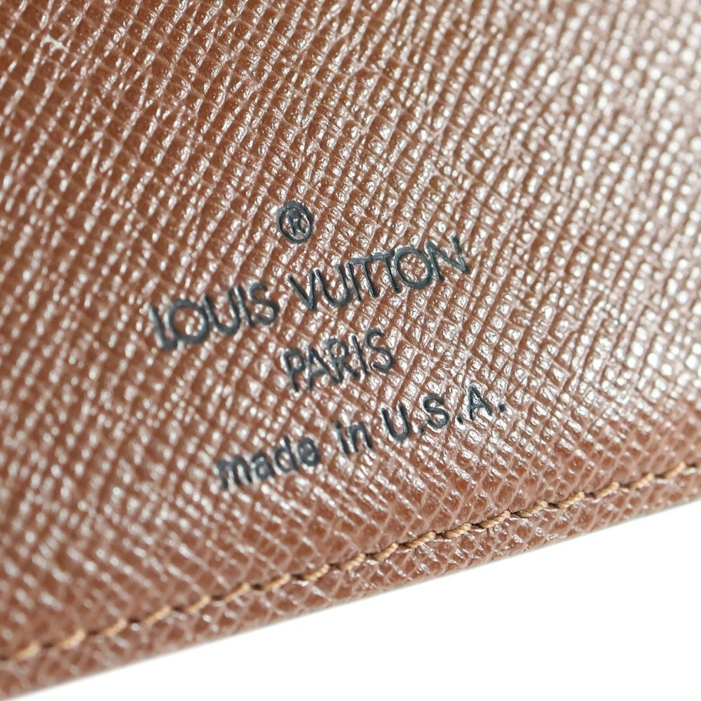 LOUIS VUITTON(ルイヴィトン) モノグラム ポルトパピエジップ ブラウン