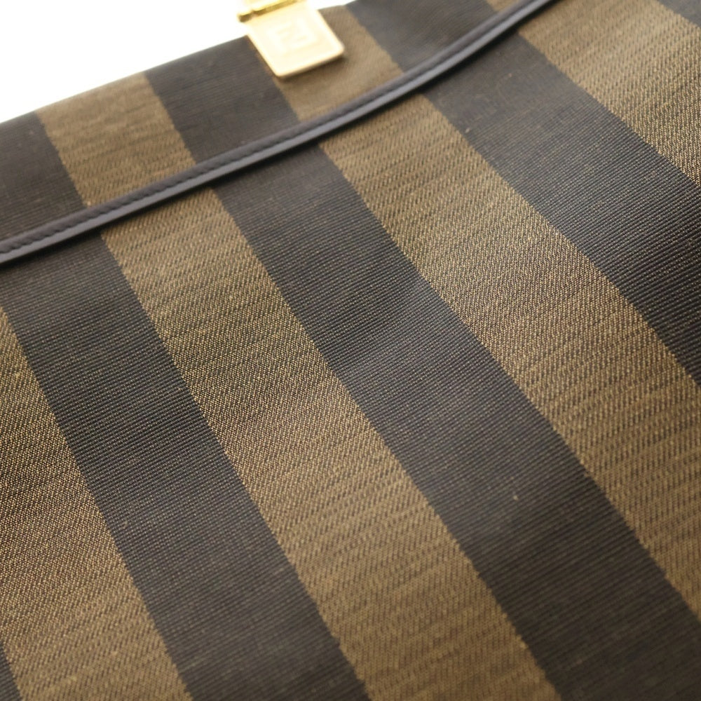 FENDI(フェンディ) サンシャイン ズッカ ペカン トートバッグ ハンドバッグ ブラウン キャンバス 8BH372