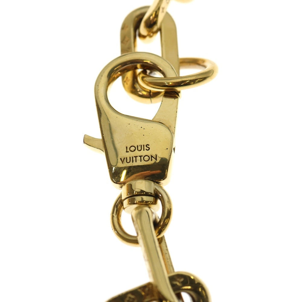 LOUIS VUITTON(ルイヴィトン) モノグラム コリエ LVエッジ MM チェーンネックレス ゴールド MP3003