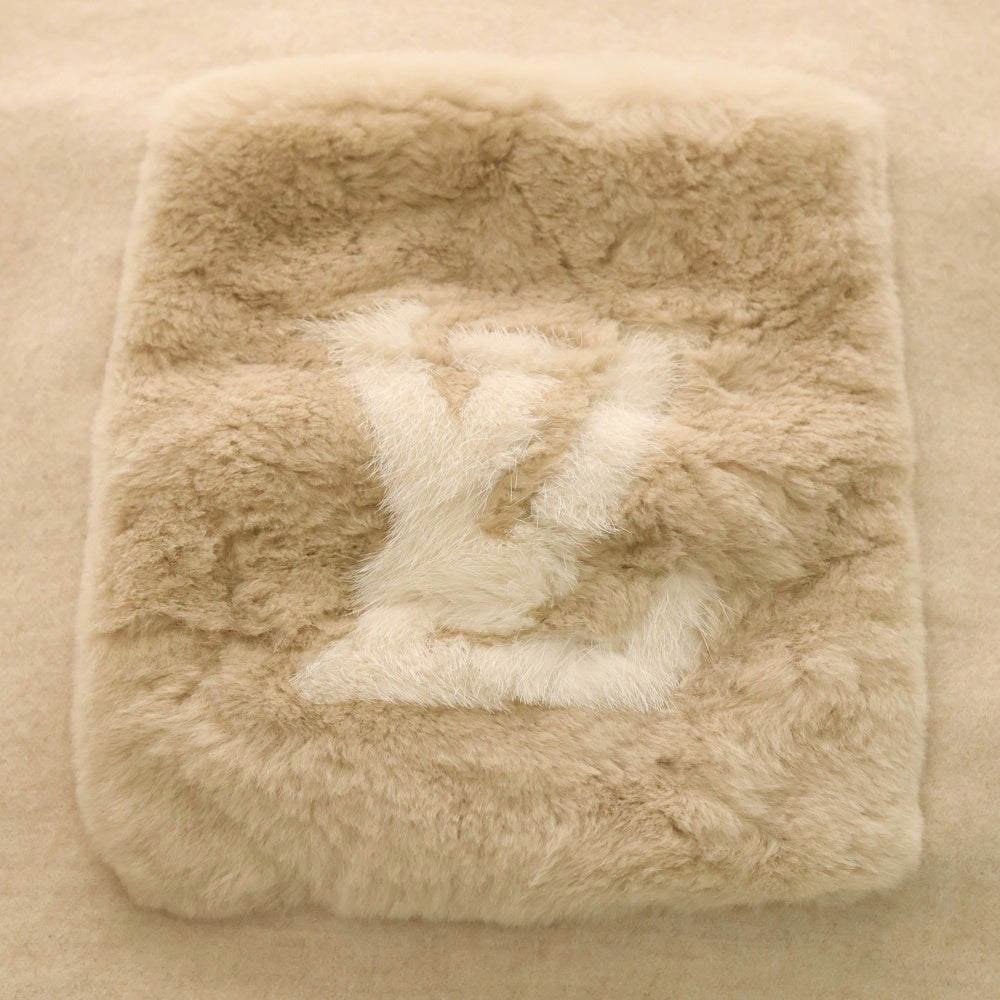LOUIS VUITTON(ルイヴィトン) LVブ モノグラム柄 カシミヤ ミンク