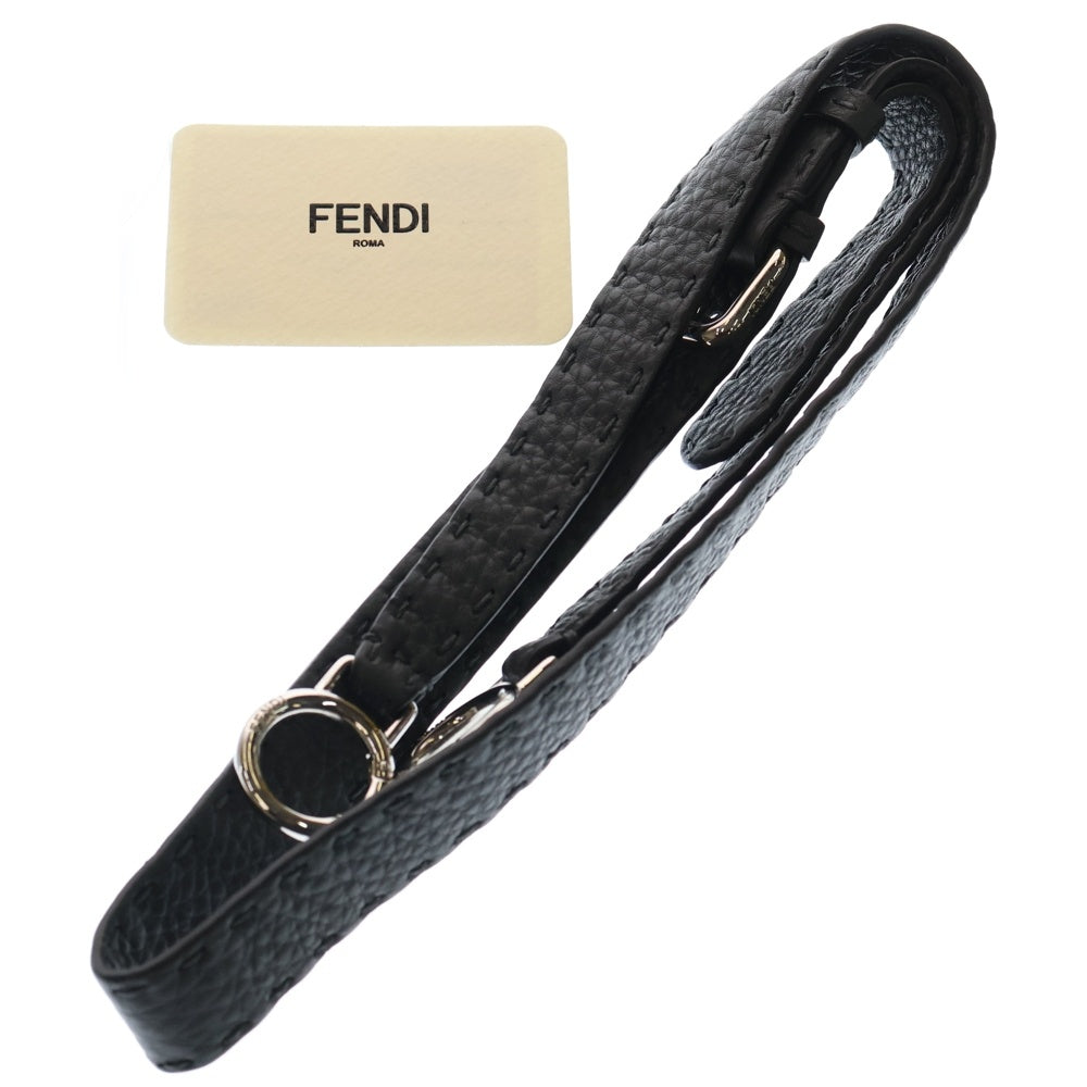 FENDI(フェンディ) ピーカブー レギュラー 2WAY レザーハンドバッグ ショルダーバッグ グレー 8BN290