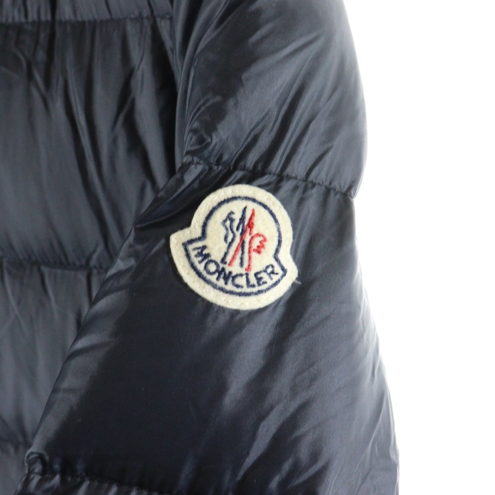 MONCLER カーディガン ダウン ネイビー XS ロゴワッペン 極美品