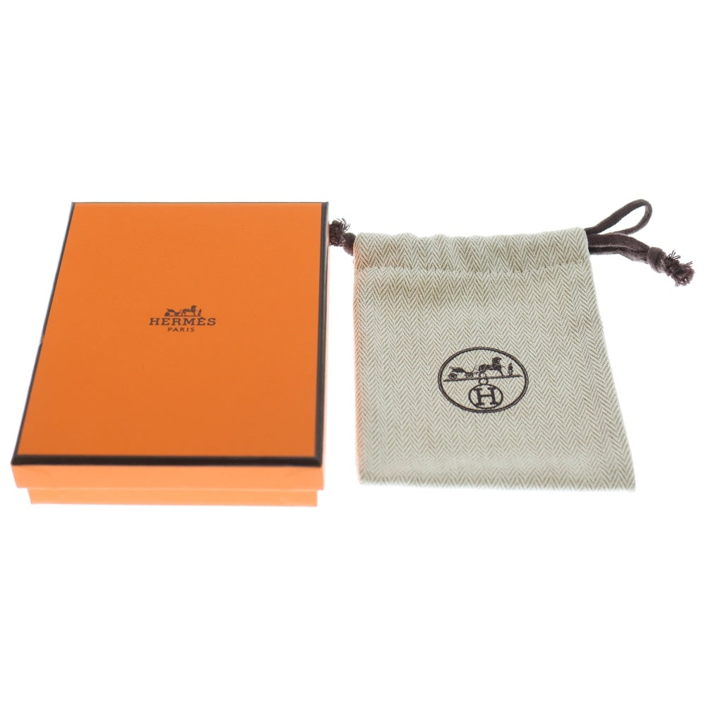 HERMES(エルメス) シュルメールPM バッファローホーン ピアス ゴールド/ブラック