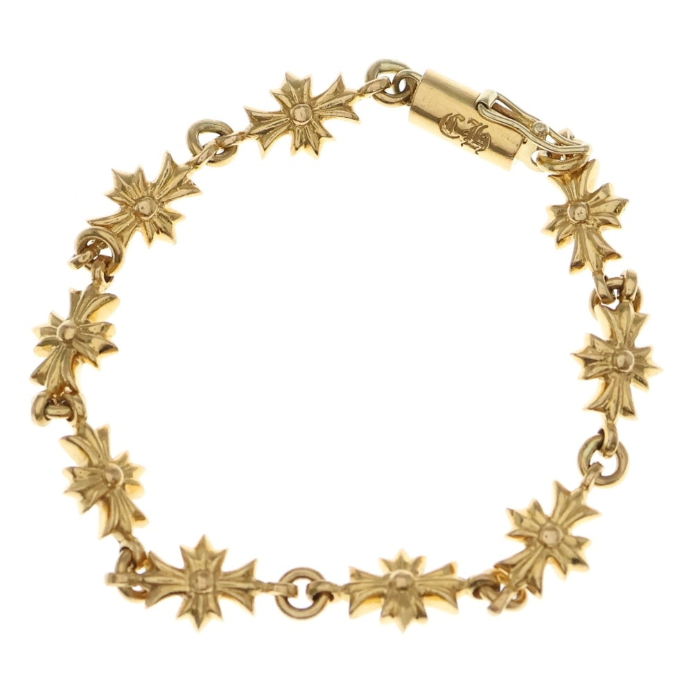 CHROME HEARTS(クロムハーツ) 22K TNY E CH PLS タイニーE CHプラス ブレスレット ゴールド BCA027