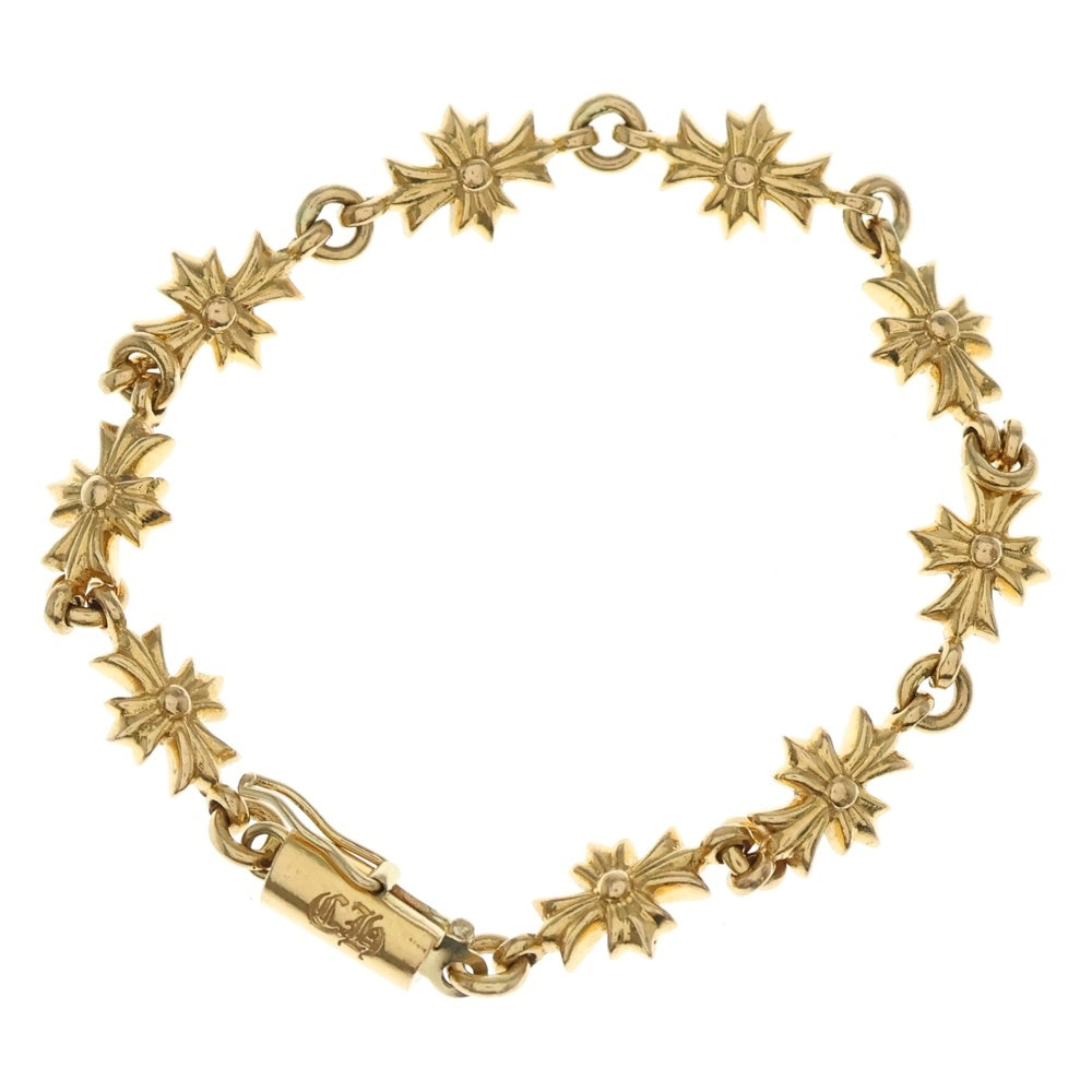 CHROME HEARTS(クロムハーツ) 22K TNY E CH PLS タイニーE CHプラス ブレスレット ゴールド BCA027