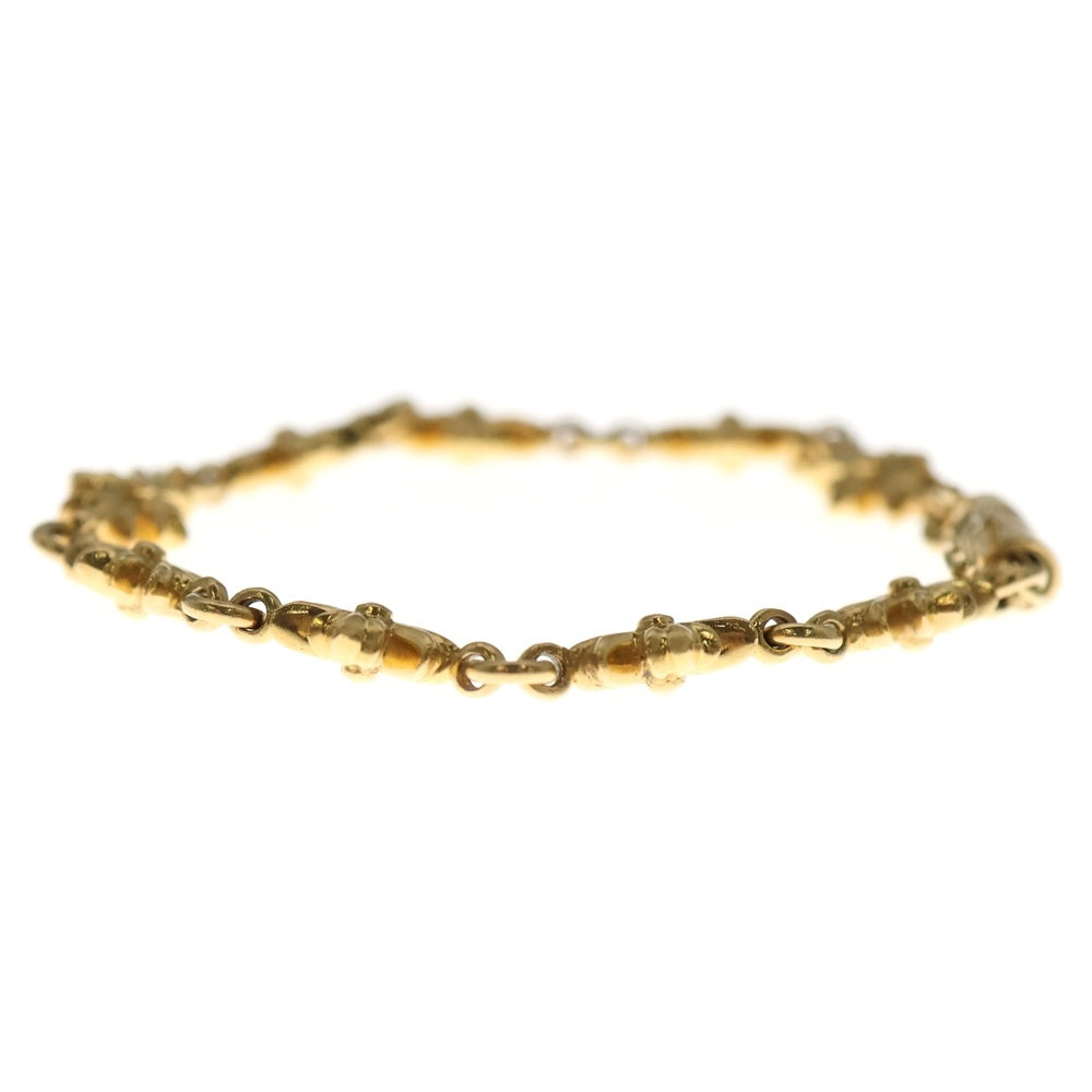 CHROME HEARTS(クロムハーツ) 22K TNY E CH PLS タイニーE CHプラス ブレスレット ゴールド BCA027