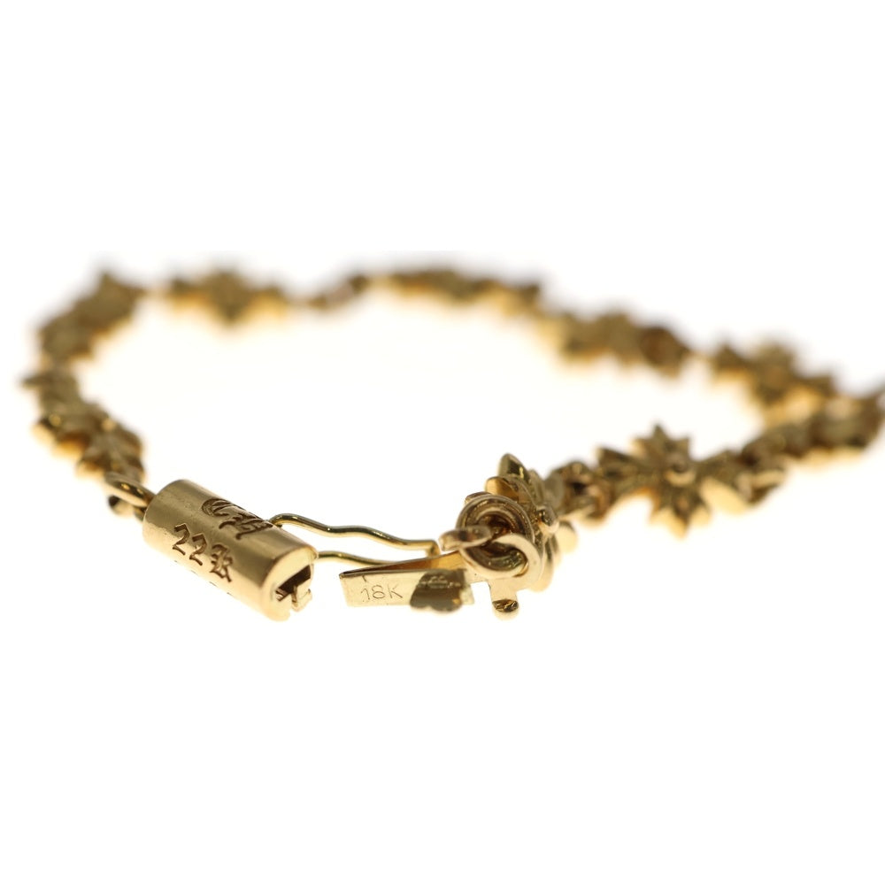 CHROME HEARTS(クロムハーツ) 22K TNY E CH PLS タイニーE CHプラス ブレスレット ゴールド BCA027
