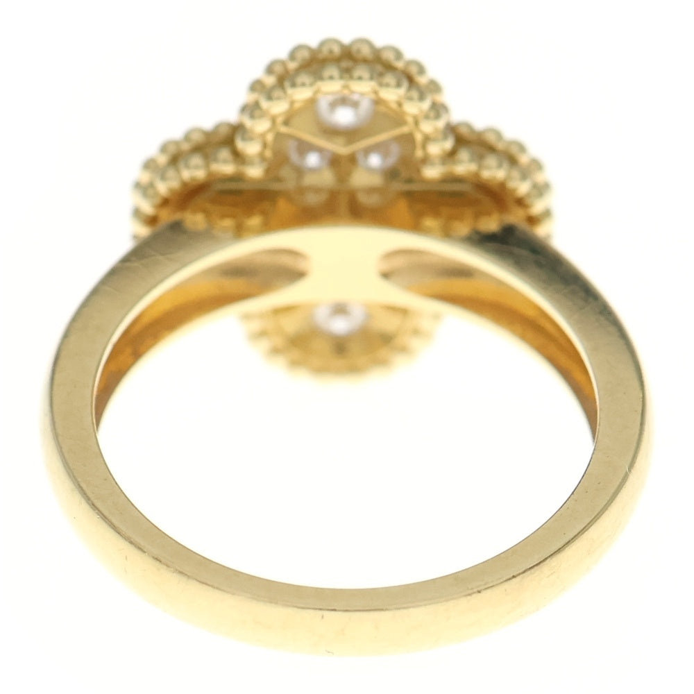 Van Cleef & Arpels(ヴァンクリーフアンドアーペル) ヴィンテージアルハンブラ パヴェダイヤ リング指輪 ゴールド 750YG 6.1g VCAR026M52