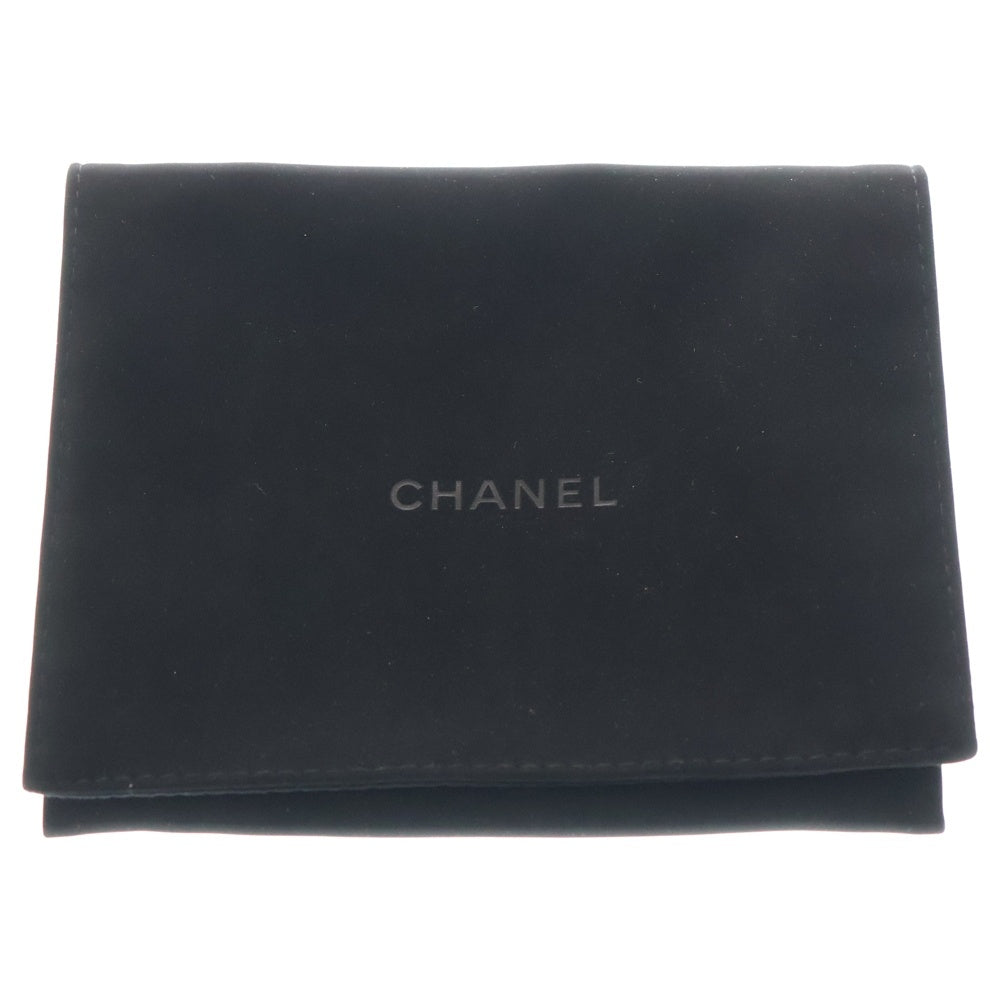 CHANEL(シャネル) スモール フラップ コンパクトウォレット 三つ折り財布 イエロー キャビア ゴールド金具 AP3519 レディース
