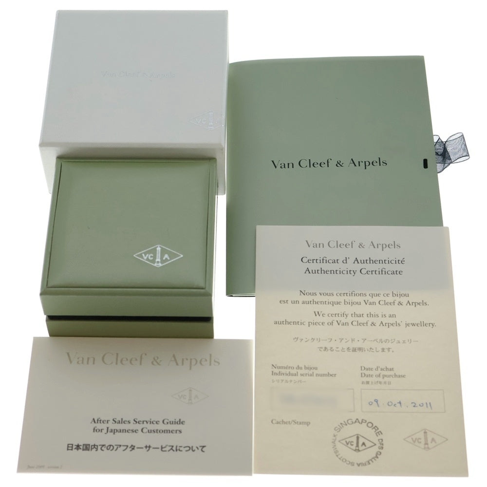 Van Cleef & Arpels(ヴァンクリーフアンドアーペル) スウィート アルハンブラ ピアス マザーオブパール Au750 K18 YG イエローゴールド