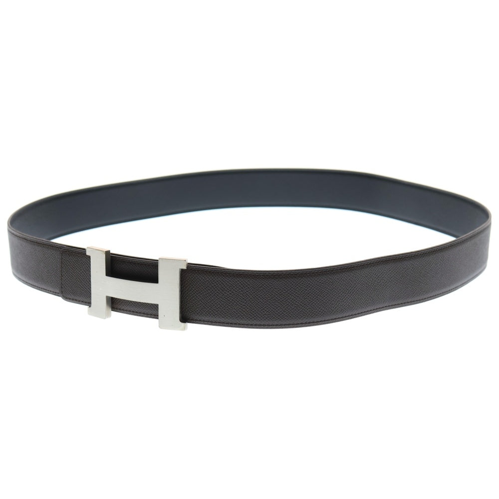 HERMES ベルト 75 ブラックレザーベルト H型バックル コンスタンス ベルトバックル 《コンスタンス》 & レザーベルト 38 mm | Hermès