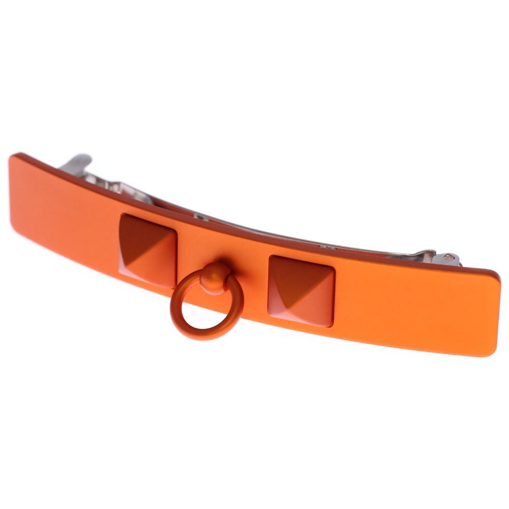 HERMES(エルメス) カプリス メドール バレッタ ヘアクリップ オレンジ レディース