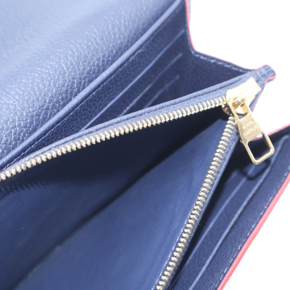 ゆりこルイヴィトン マリーヌルージュ ポルトフォイユサラ 長財布 LOUIS VUITTON(ルイヴィトン) ポルトフォイユ サラ マリーヌ・ルージュ