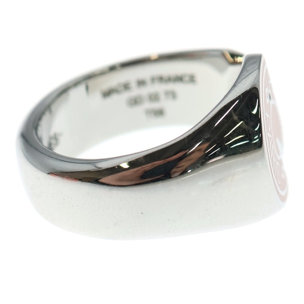 HERMES(エルメス) カルーゼル リング 指輪 シルバー×オレンジ #58