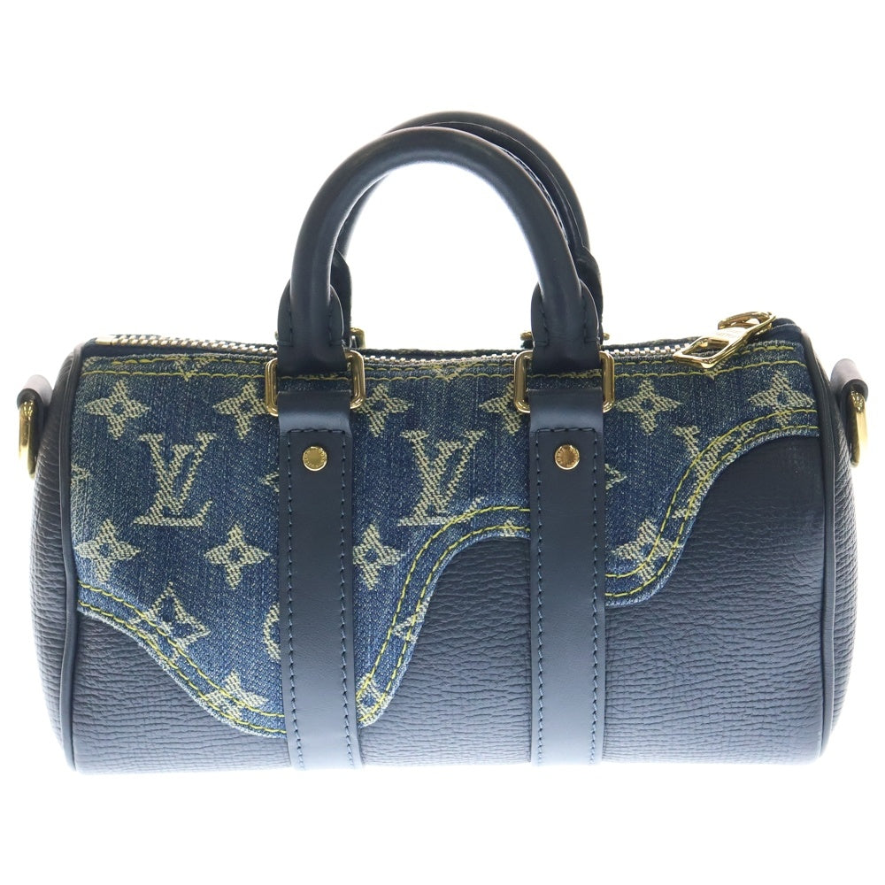 LOUIS VUITTON(ルイヴィトン) モノグラムデニム NIGOコラボ キーポルXS