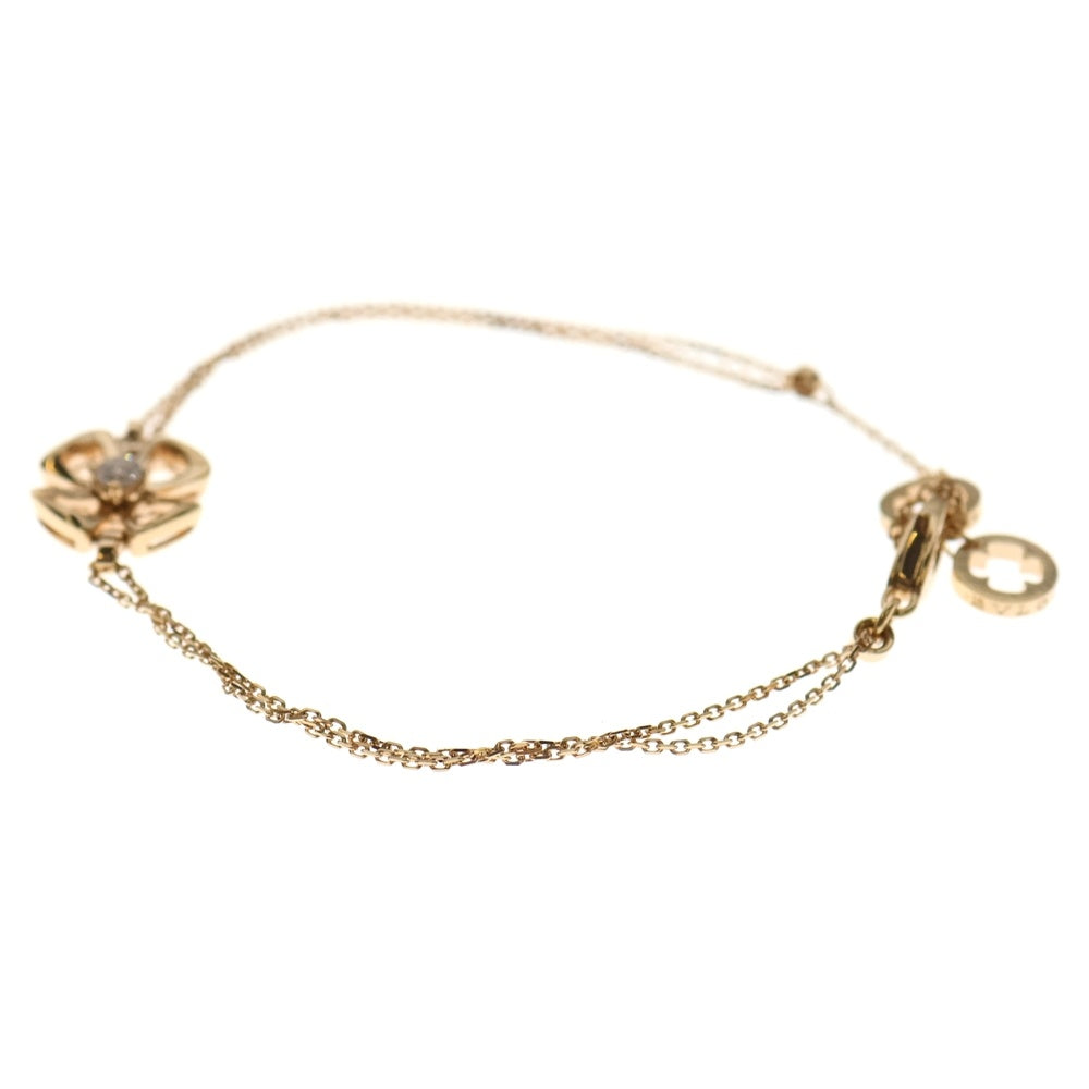 BVLGARI(ブルガリ) フィオレヴァー 1P ダイヤ ブレスレット Au750 K18 PG ピンクゴールド レディース