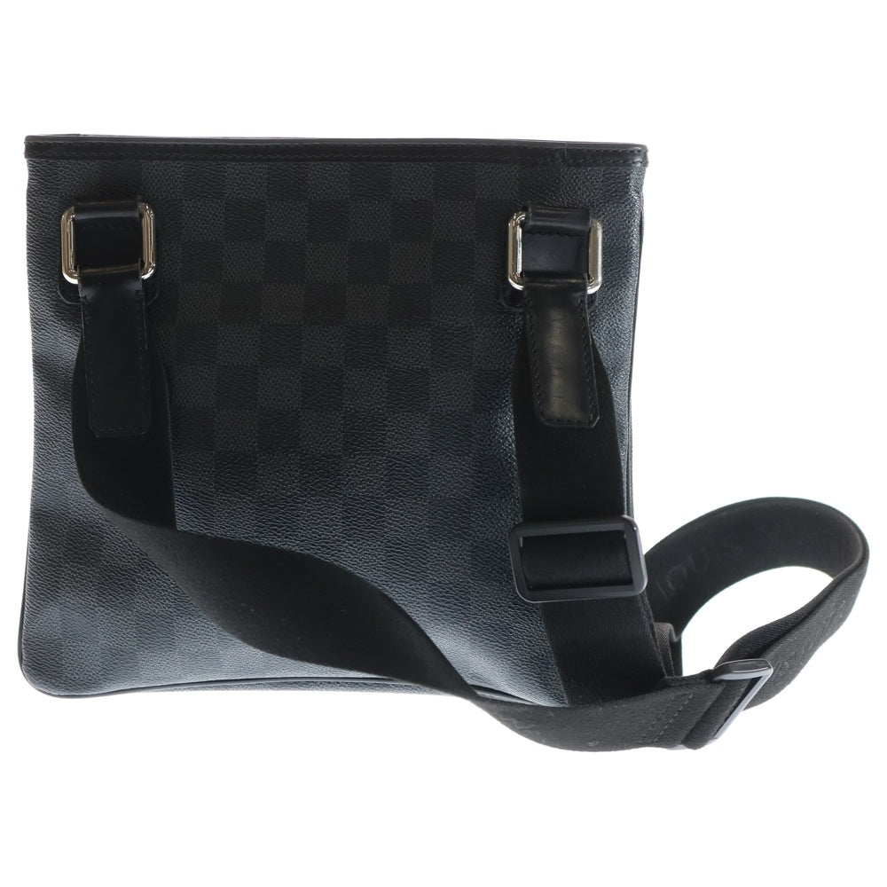 LOUIS VUITTON(ルイヴィトン) ダミエグラフィット トマス ショルダーバッグ サコッシュ ブラック PVC N58028 シルバー金具 レディース