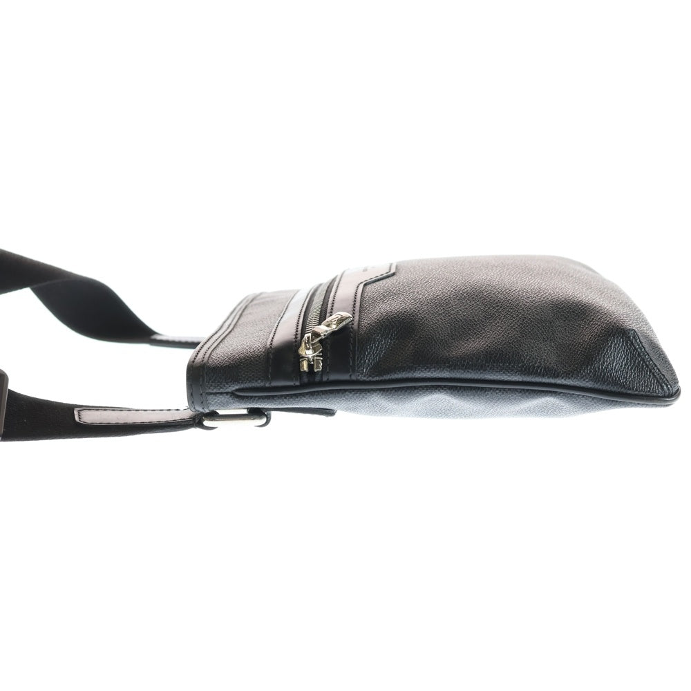 LOUIS VUITTON(ルイヴィトン) ダミエグラフィット トマス ショルダーバッグ サコッシュ ブラック PVC N58028 シルバー金具 レディース