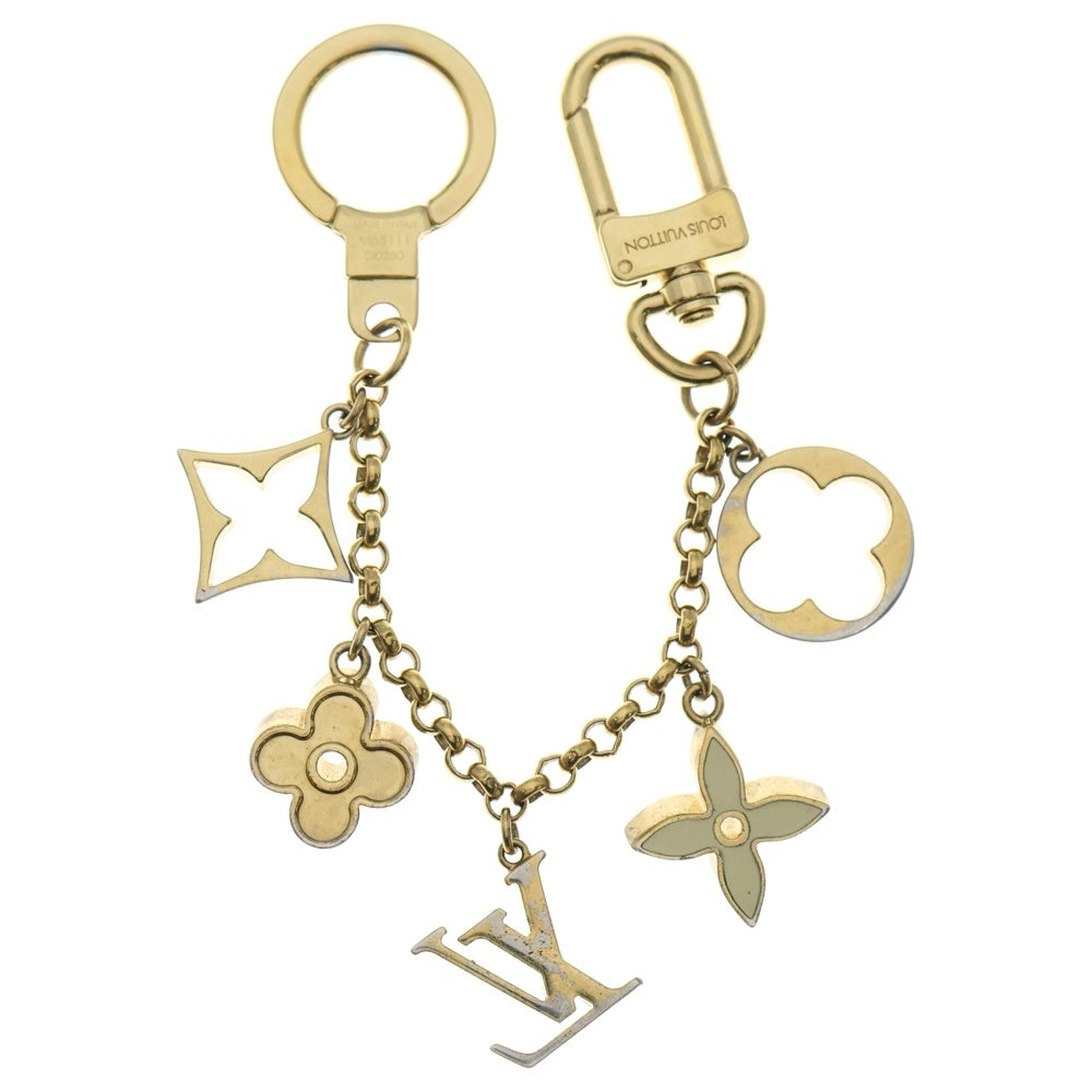 ルイ・ヴィトン キーホルダー　チャーム ゴールド LOUIS VUITTON(ルイヴィトン) フルールドゥモノグラム バッグチャーム
