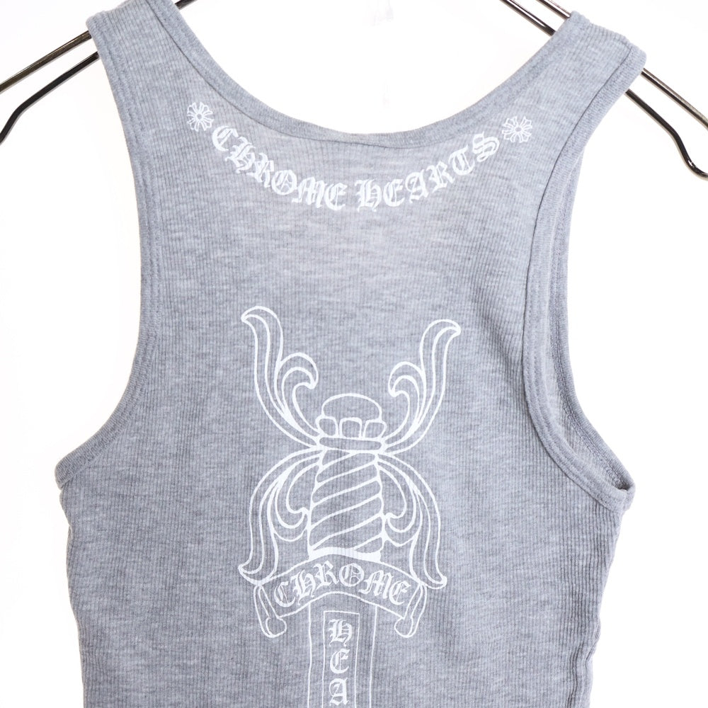 CHROME HEARTS(クロムハーツ) CHクロス バックダガープリント リブ