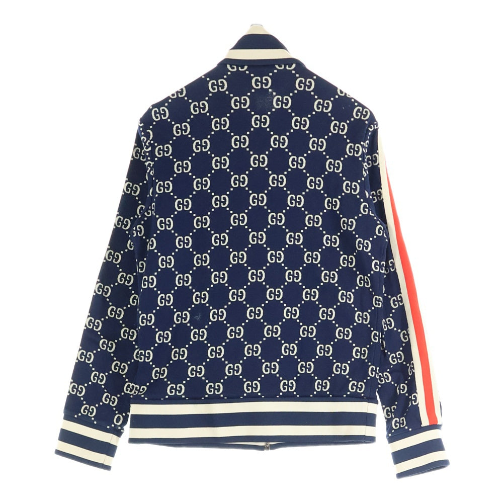 GUCCI(グッチ) GGジャガード 総柄 サイドライン ジップアップ トラック