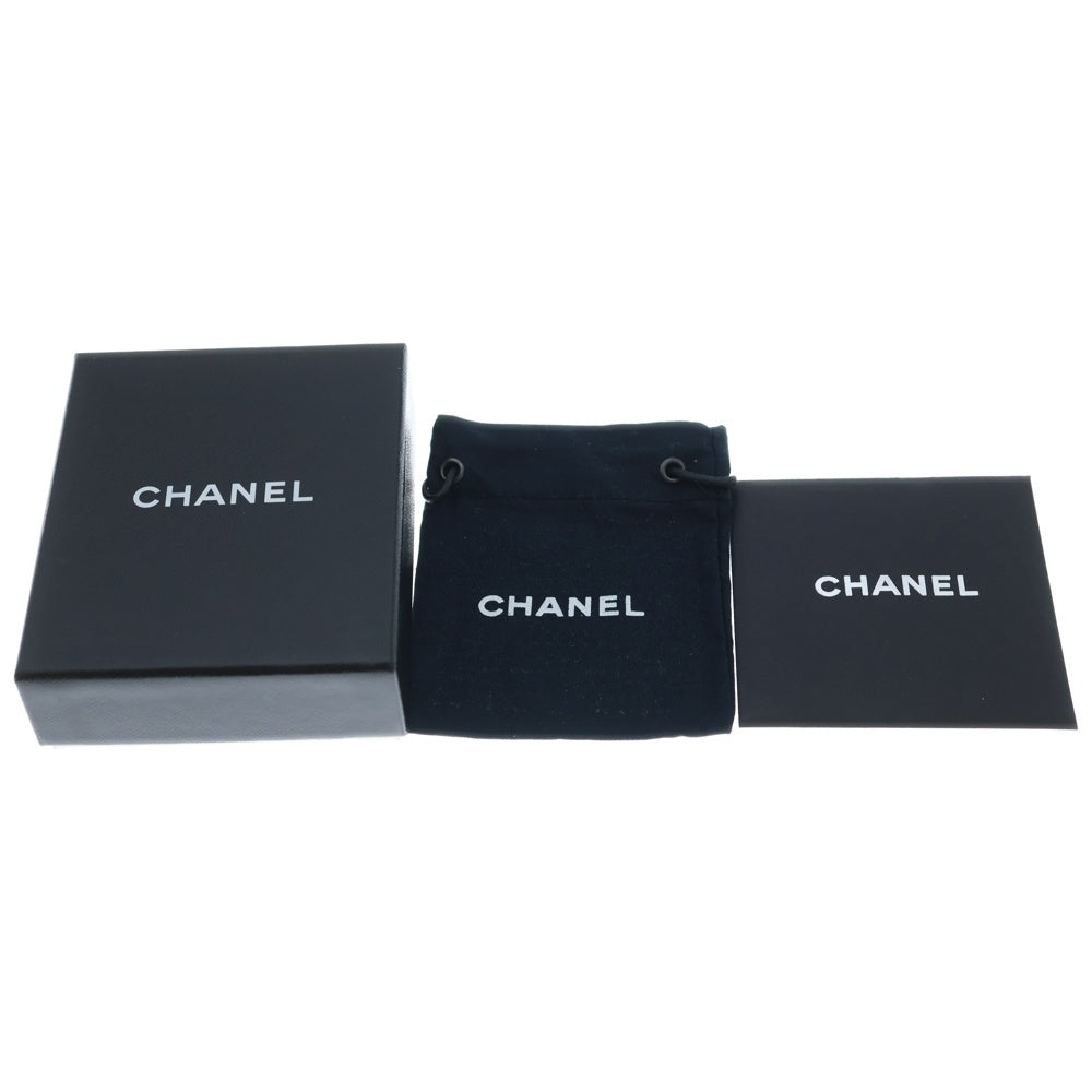 CHANEL(シャネル) グリポア パール付きブローチ ココマーク ストーン ピンバッジ ブラック×ベージュ×ゴールド 08A レディース