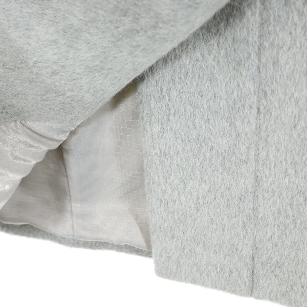 COLE HAAN(コール ハーン) ウール フーデッド ジップアップ コート グレー レディース T10086