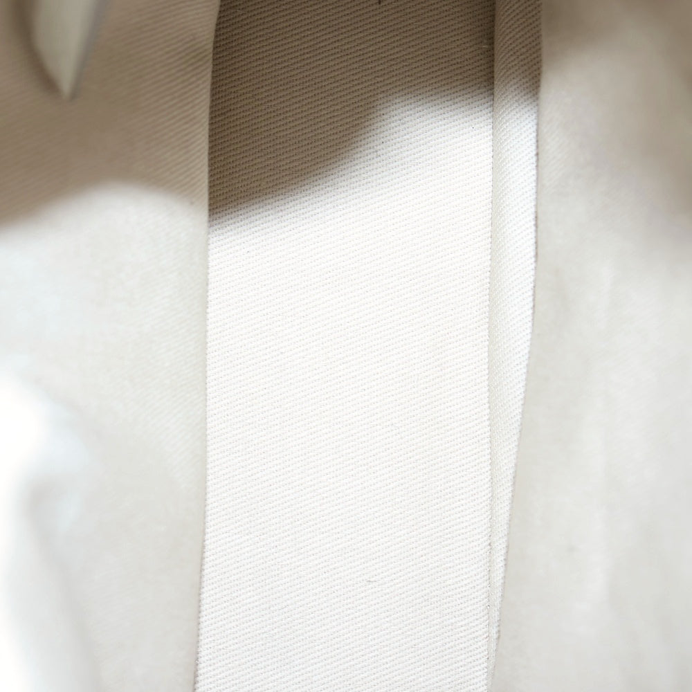 Maison Martin Margiela(メゾンマルタンマルジェラ) 5AC ショルダーバッグ ミニバッグ 巾着バッグ ホワイト レザー SB1WG0018 シルバー金具 レディース