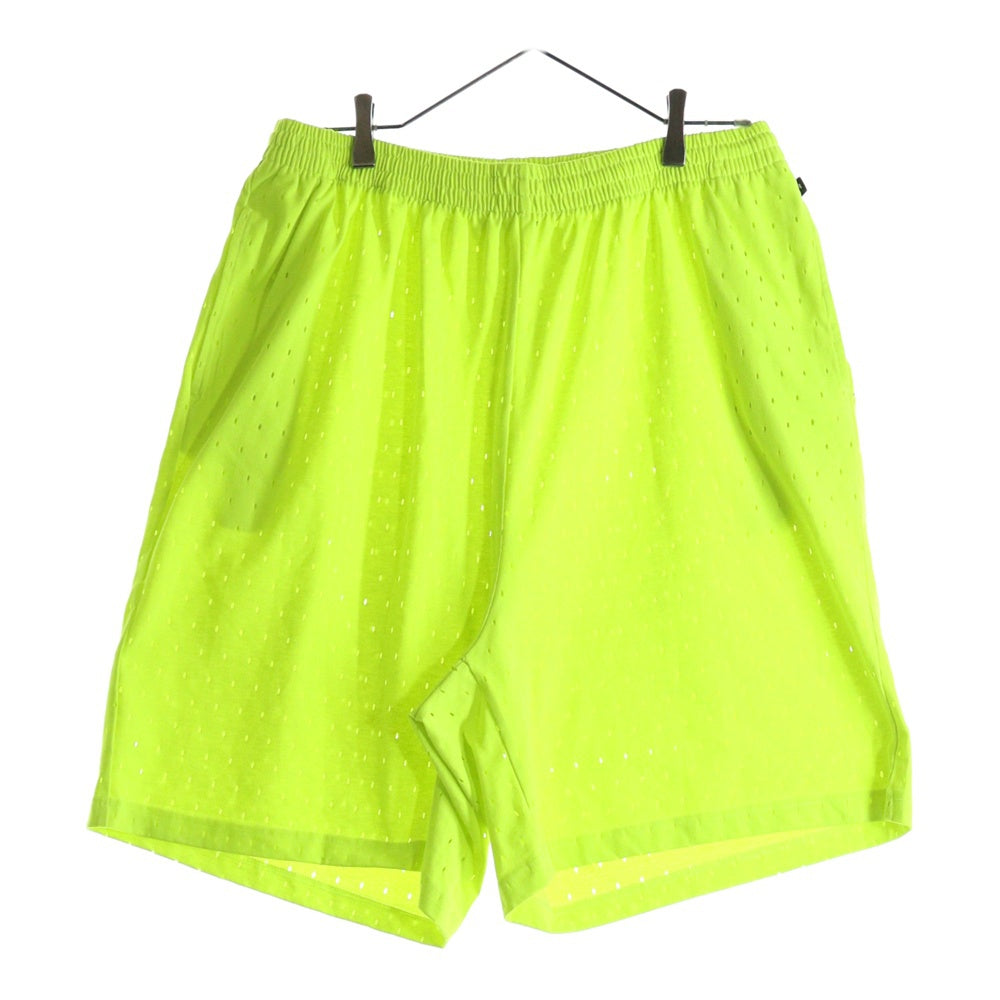 BALENCIAGA(バレンシアガ) 21SS メッシュ イージー ハーフ ショートパンツ ショーツ イエロー 674591 レディース